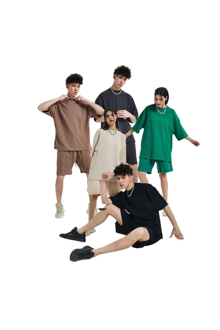 Breathable Waffle Shorts — Trenqor Basics — view 8