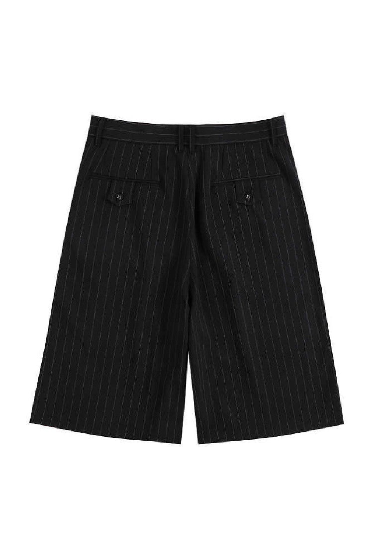 Pinstripe Suit Shorts — Evil Knight — view 5