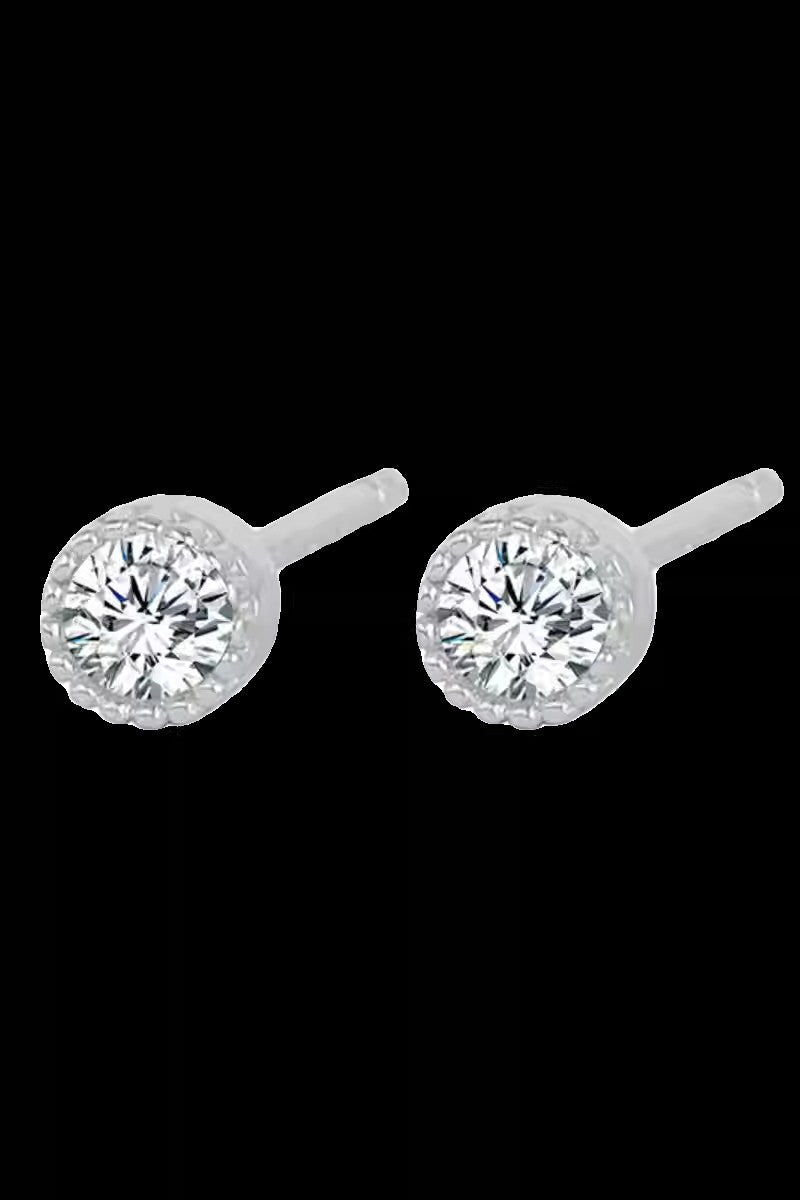 Colorful Hip Hop Stud Earrings