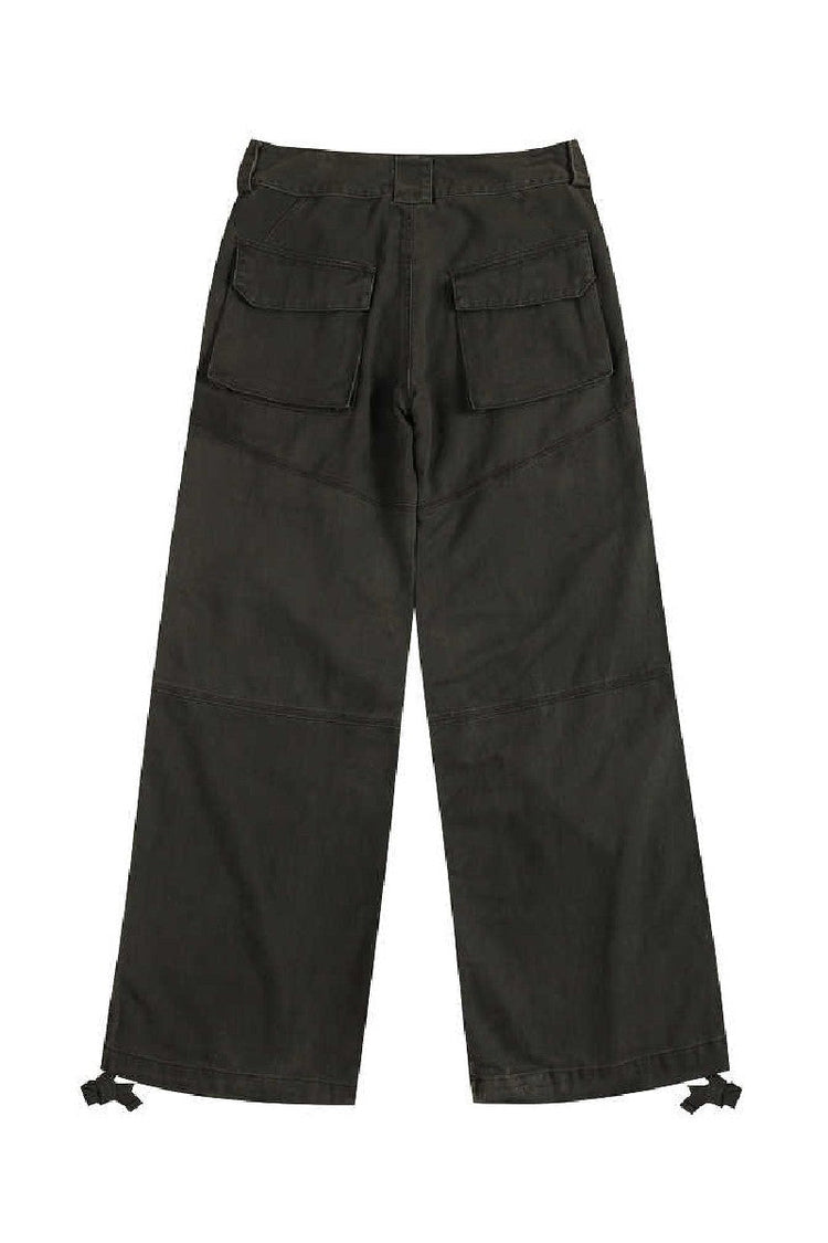 Washed Structured Cargo Pants — Evil Knight — view 5