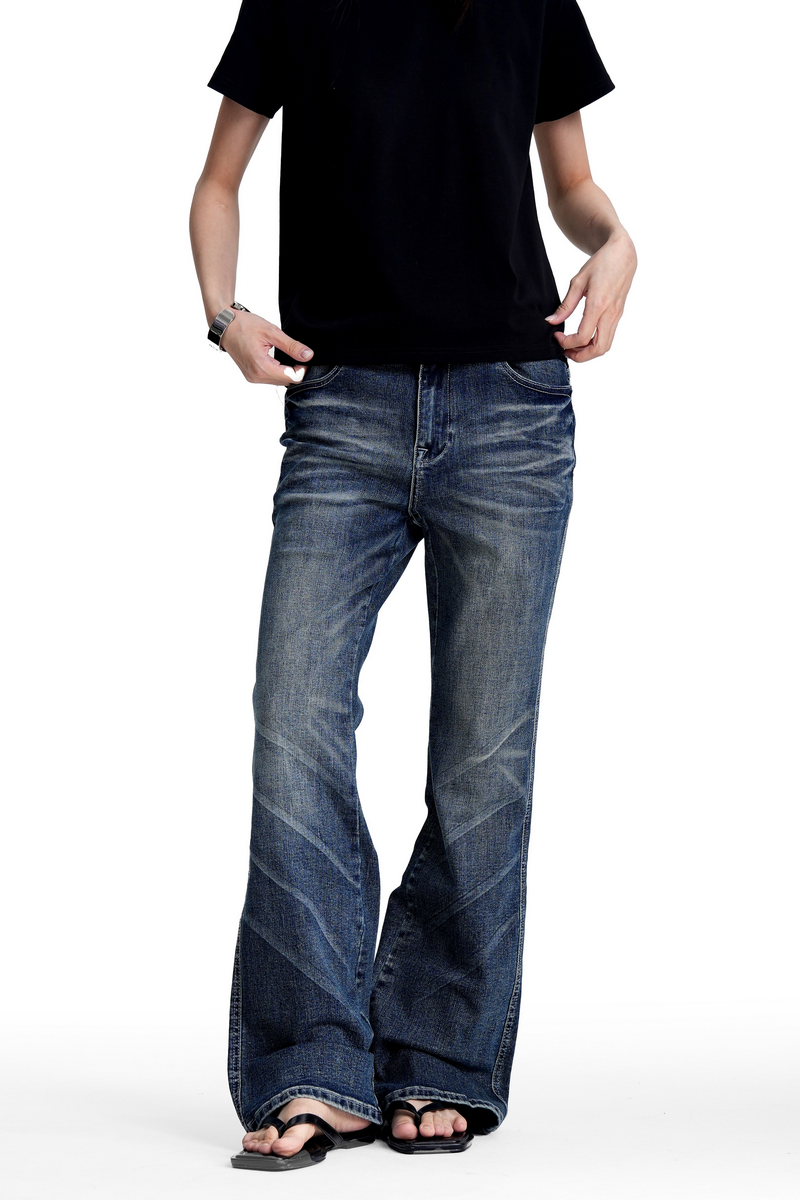 Gradient Bootcut Jeans