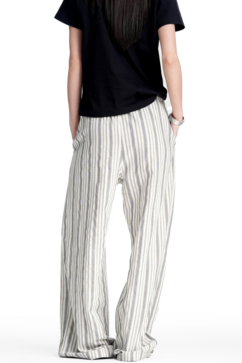 Striped Relaxed Casual Pants