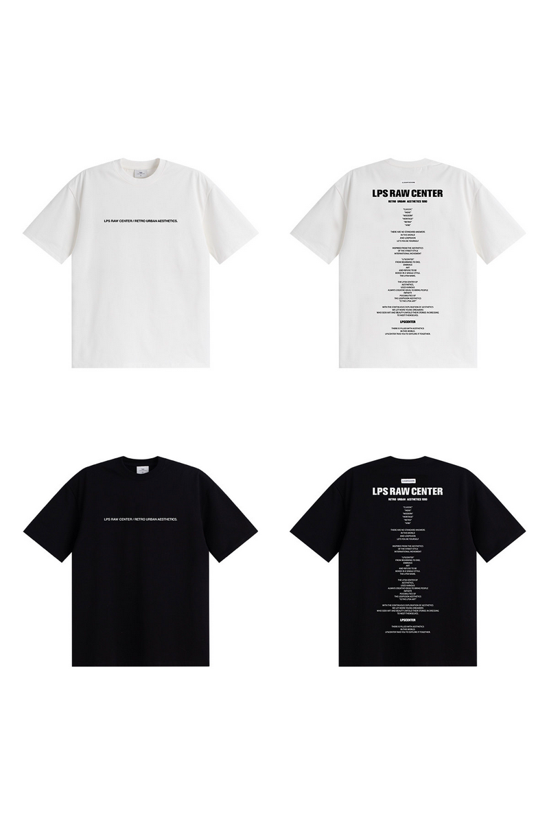 Full Back Letter T-Shirt