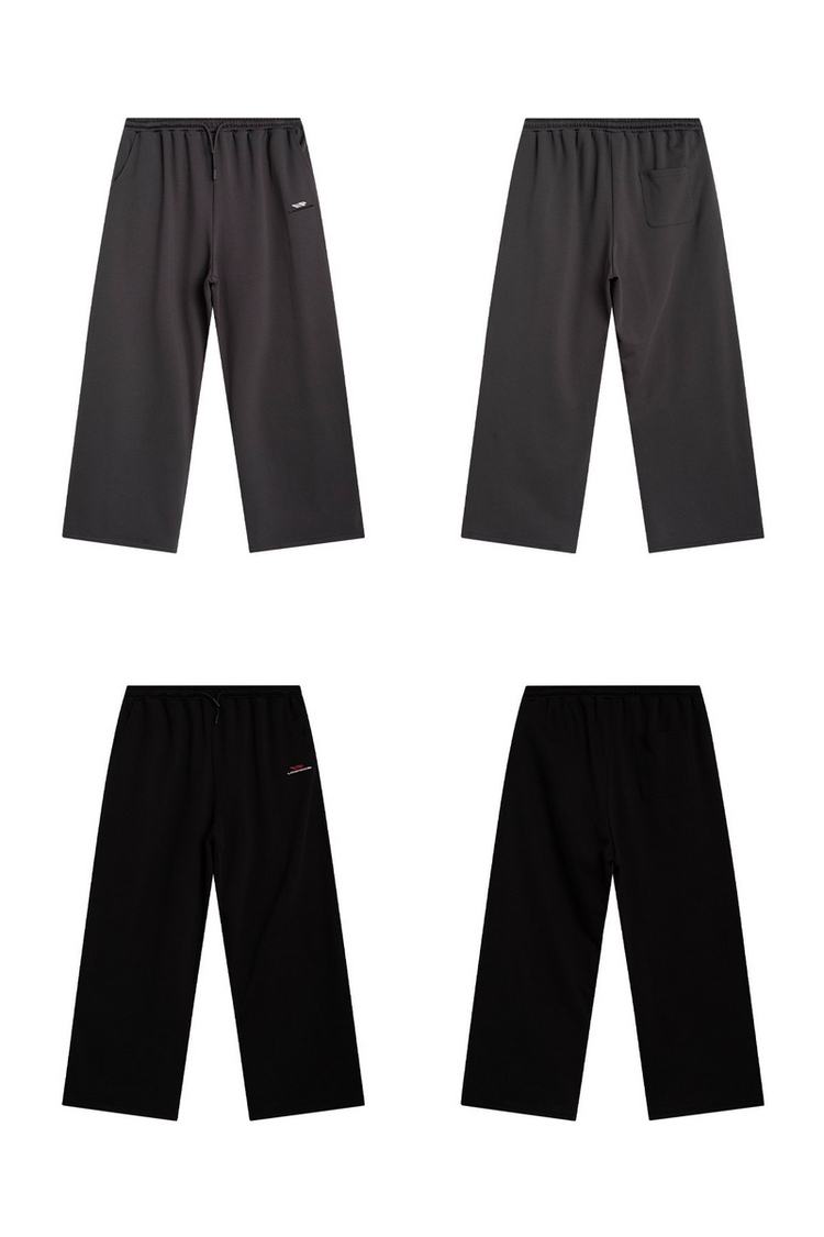 Relaxed Straight Sweatpants — Loopsoon — view 5