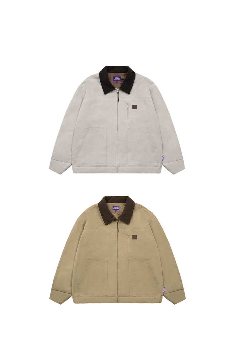 Washed Cargo Padded Jacket