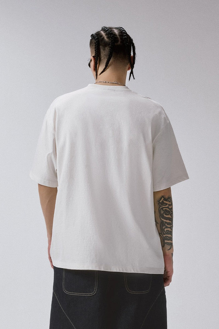Vintage Castle Graphic T-Shirt — F2CE — view 4