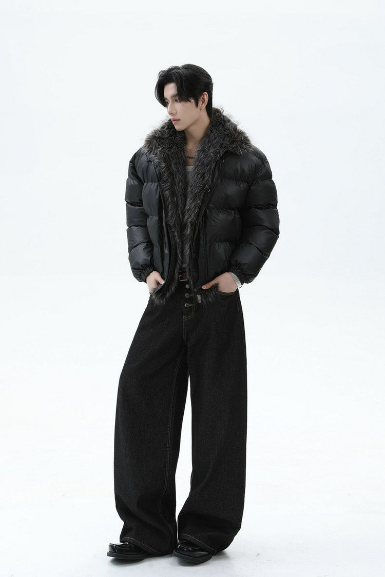 Heavyweight Faux Fur Puffer — Turntide — view 5