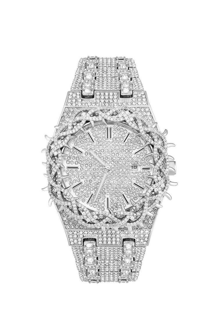 Iced Skull Barrel Watch