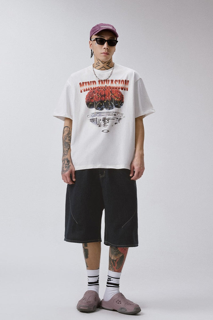 Cyber Brain T-Shirt — F2CE — view 4