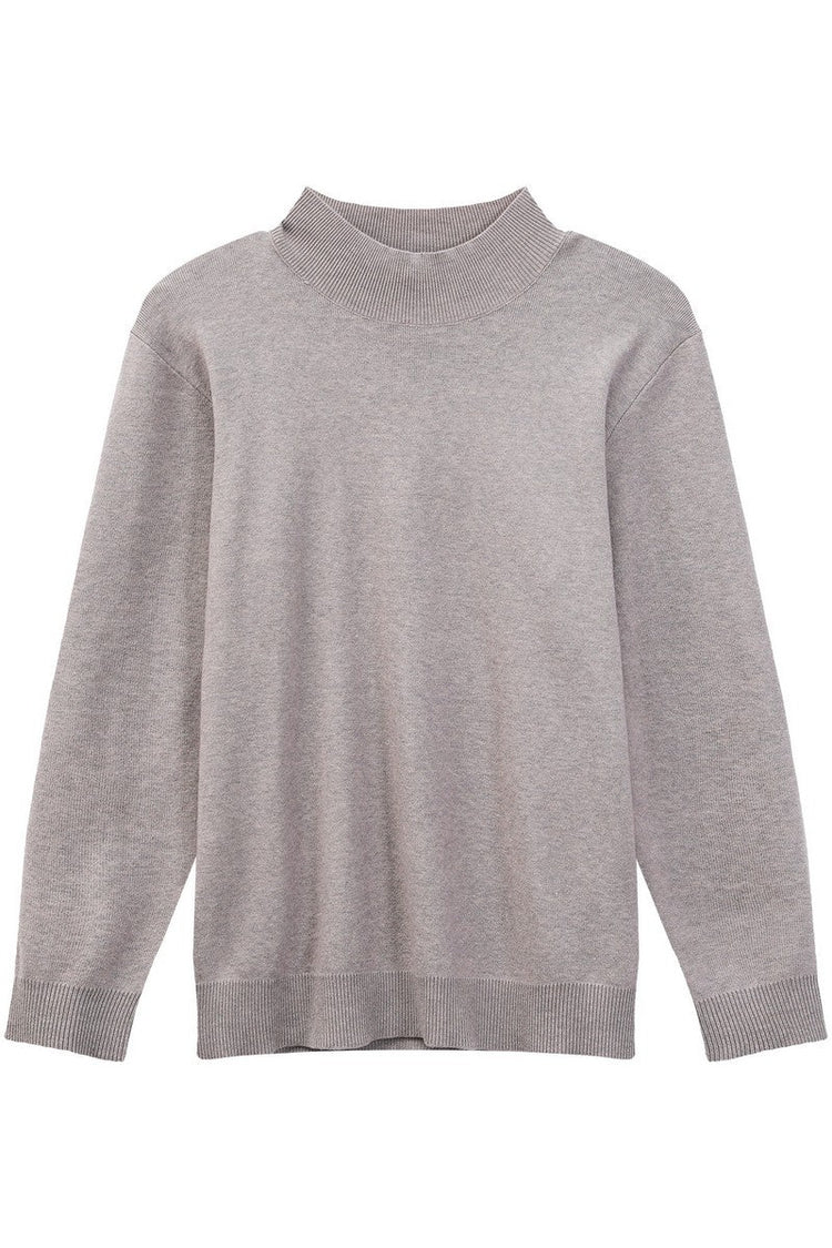 Modal Blend Fitted Turtleneck Sweater — Turntide — view 9