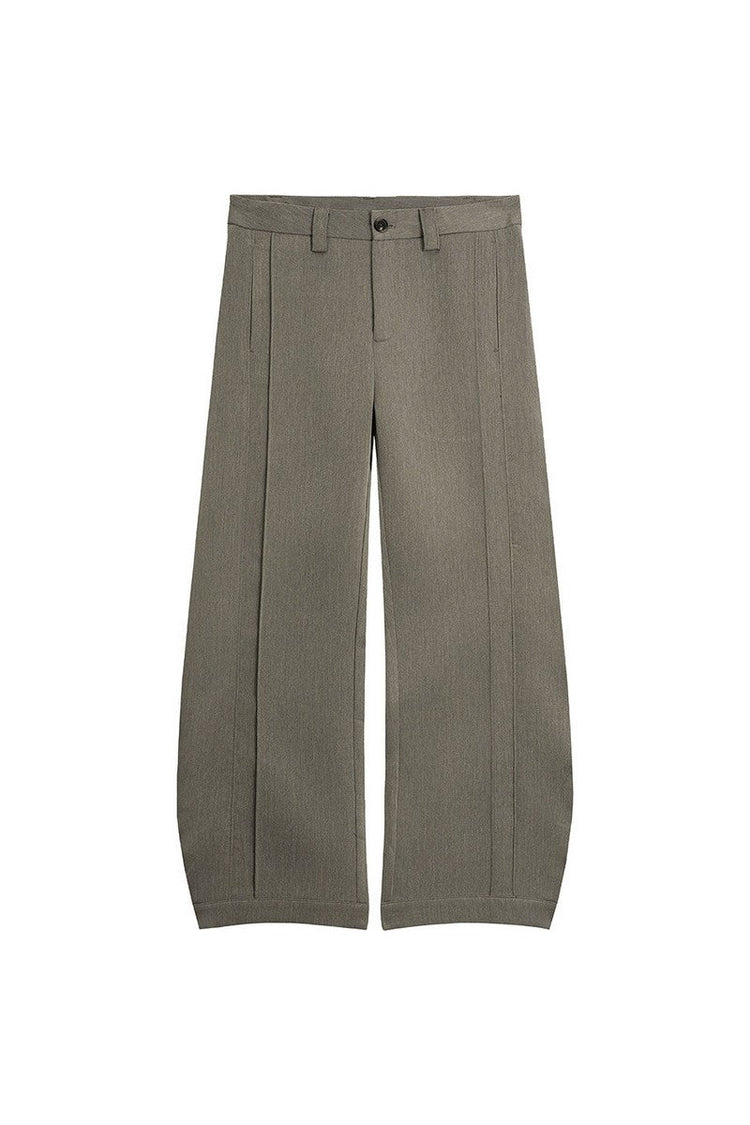 Quilted Pleated Wide Leg Trousers — Turntide — view 6
