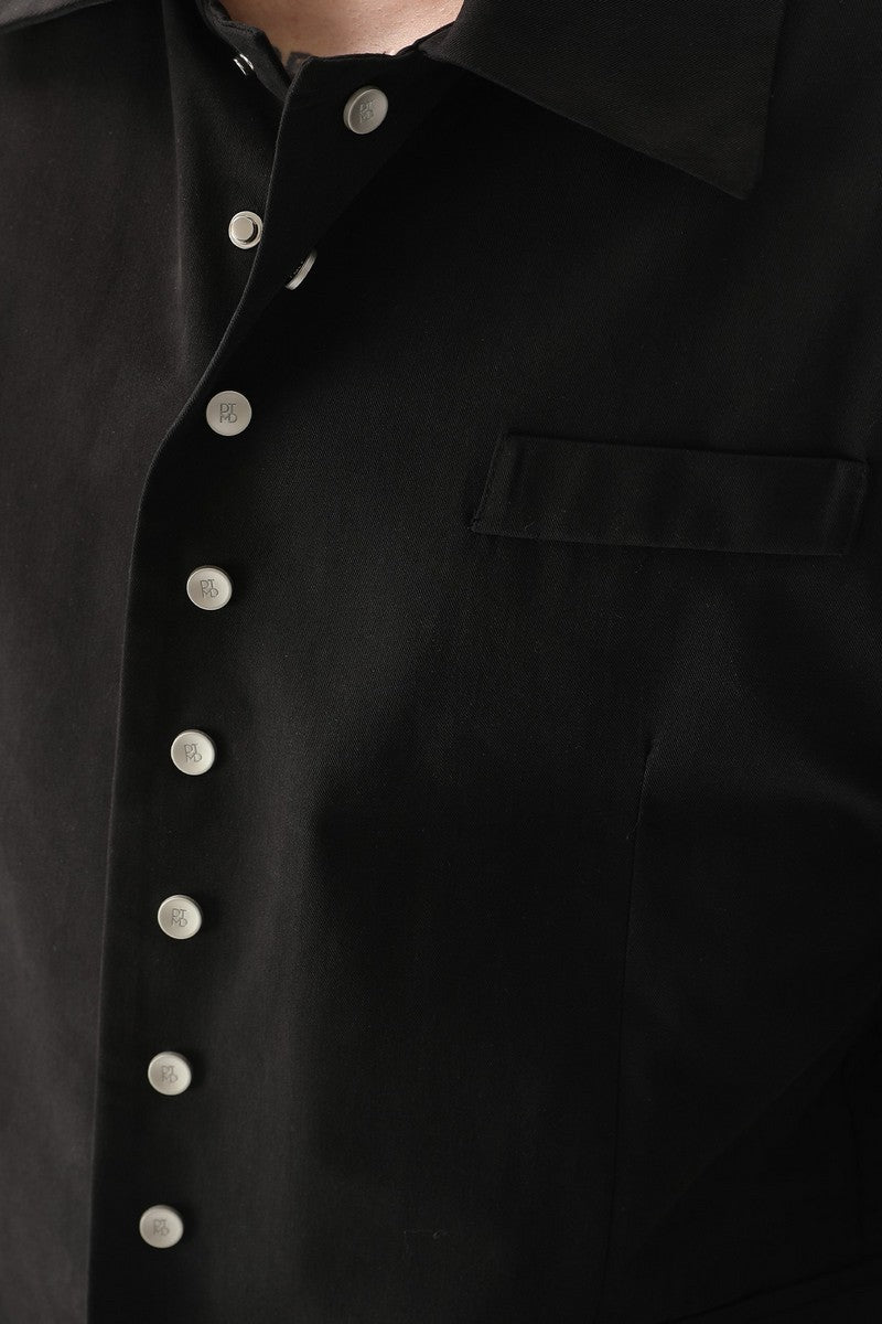 Western Style Buttoned Suit Shirt