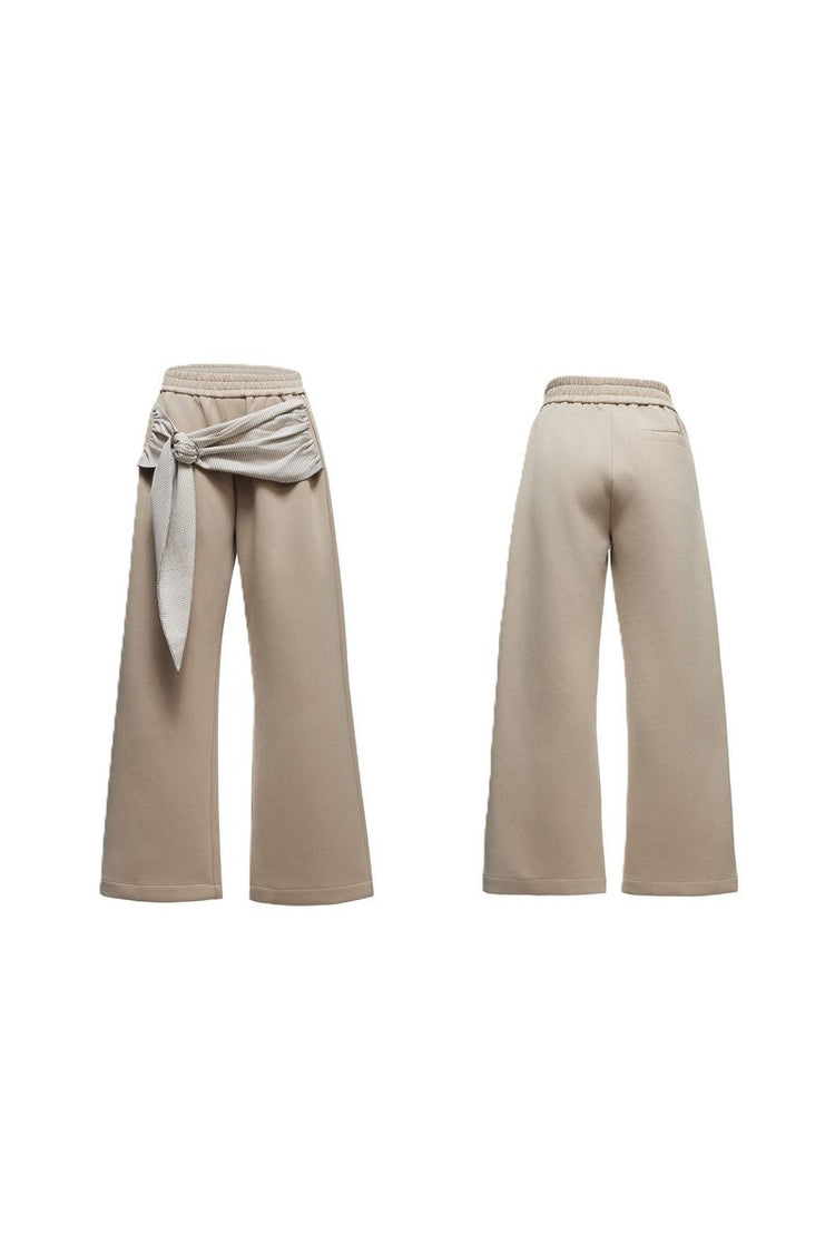 Houndstooth Bow Sweatpants — Argue Culture — view 6