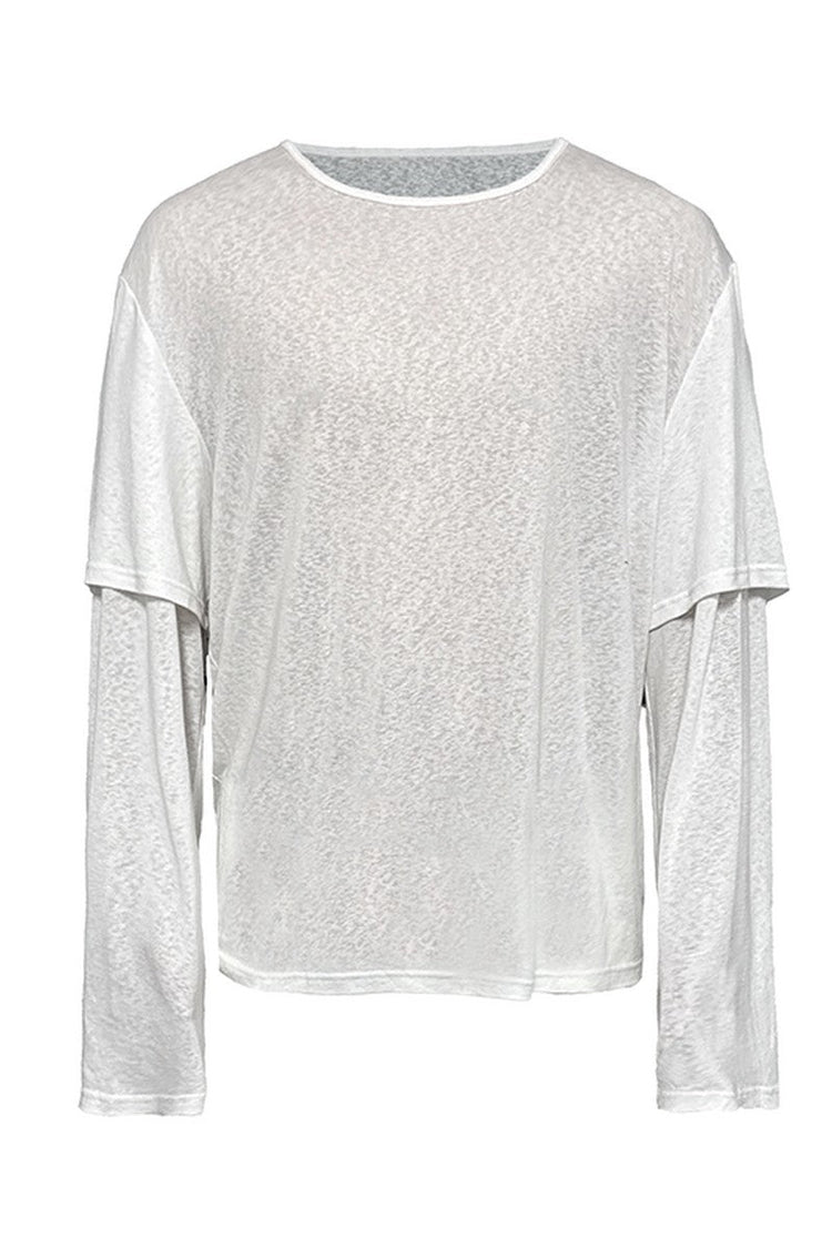 Layered Slub Long Sleeve
