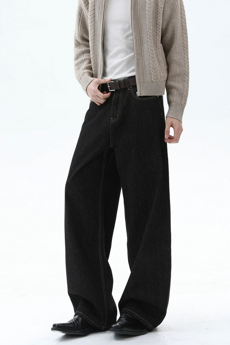 Handstitched Relaxed Fit Jeans — Turntide — view 4