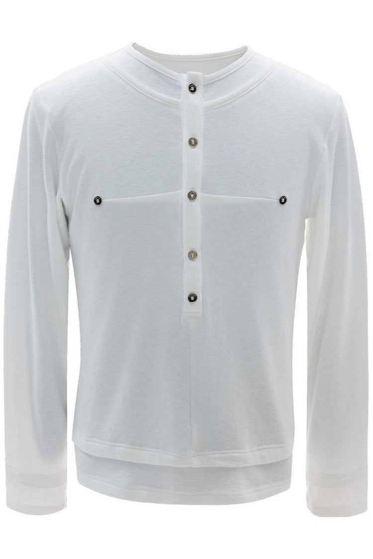 Layered Button Long Sleeve — Argue Culture — view 6