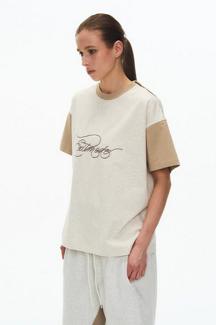 Distressed Script Raglan Tee — Blind/No Plan — view 6