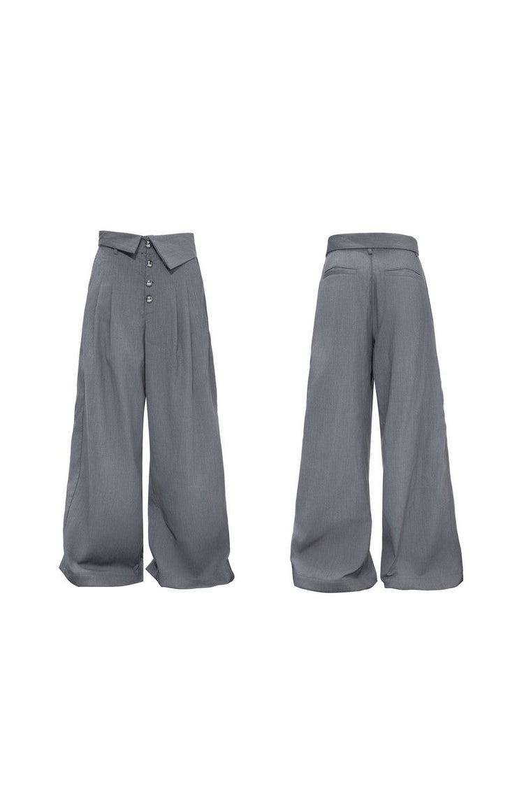 Braided Loose Suit Trousers — Argue Culture — view 5