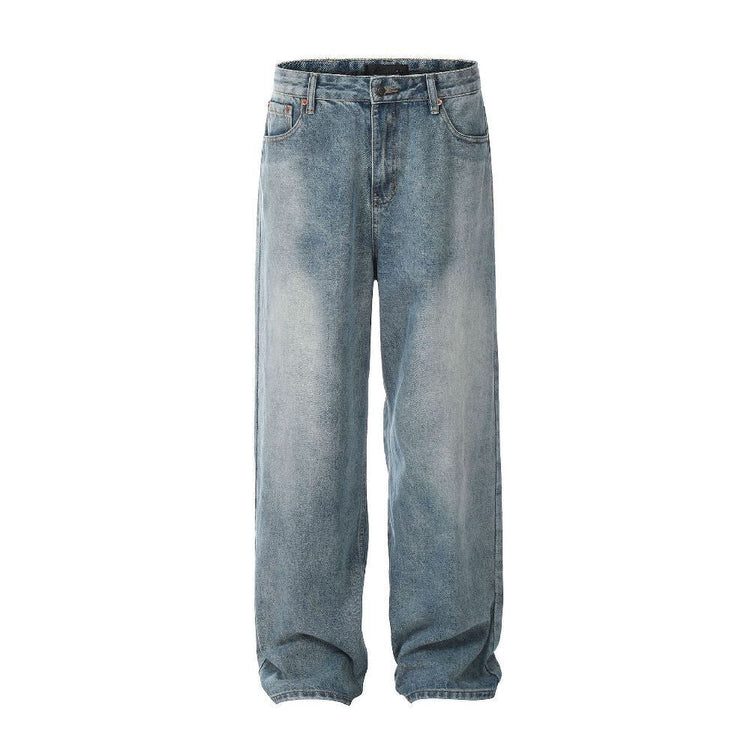 Retro Washed Oversized Jeans — Trenqor Basics — view 6