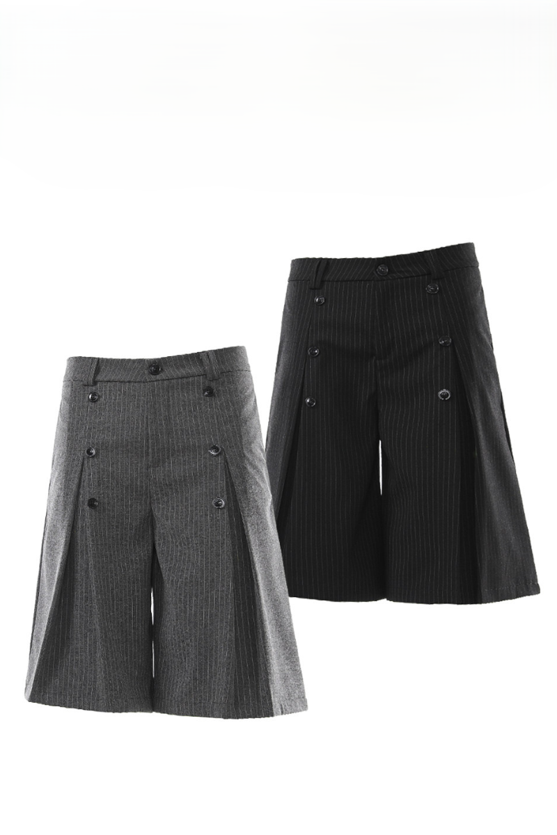 Striped Cropped Trousers