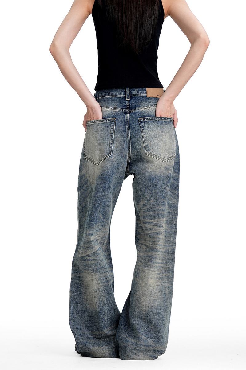 Whisker Washed Jeans