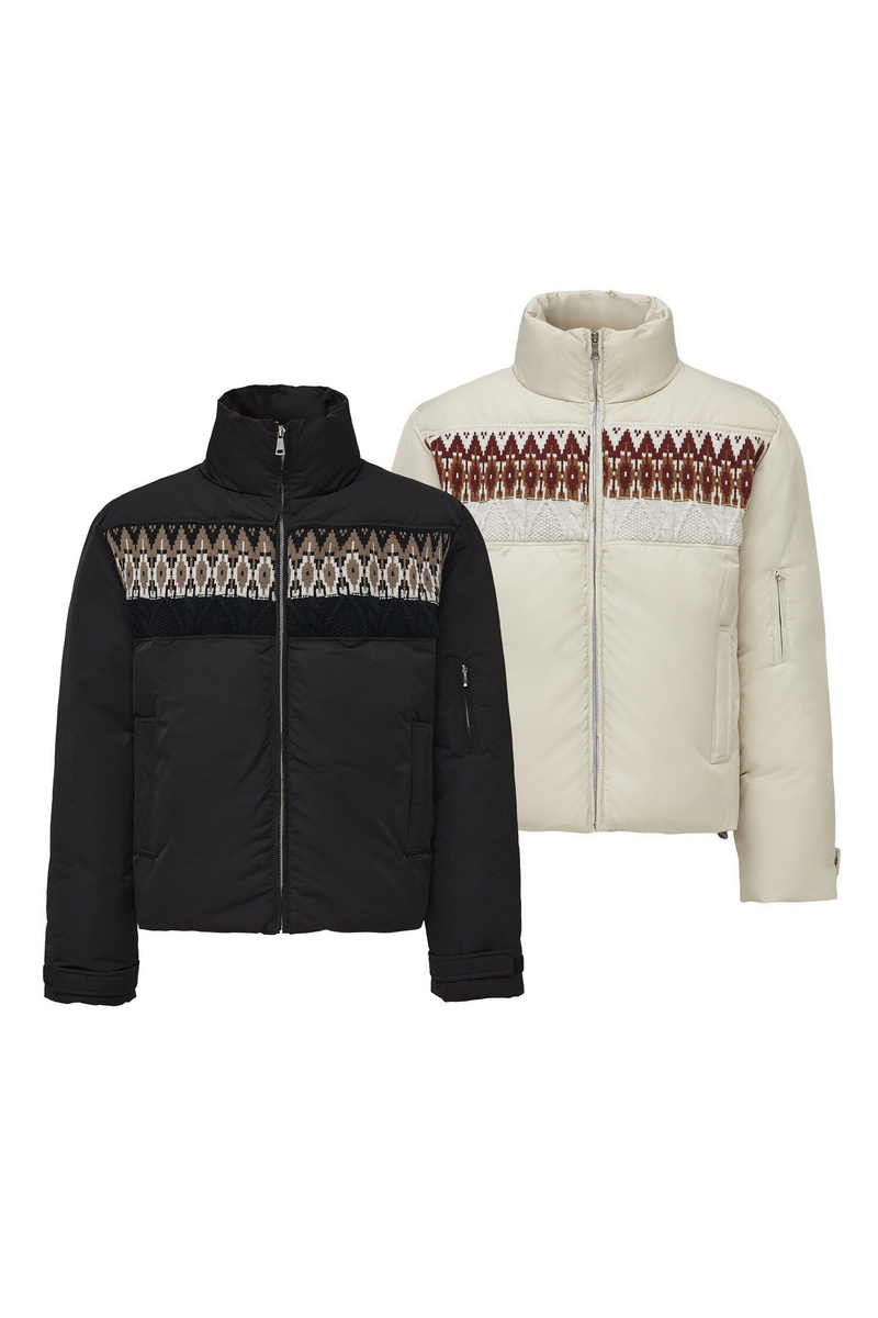 Fair Isle Down Jacket