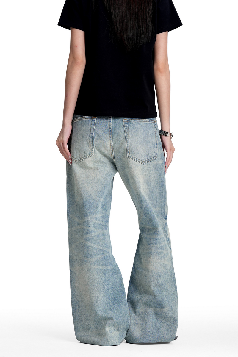 Washed Stacked Jeans
