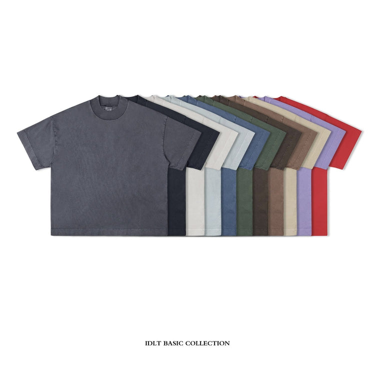 Oversized High Collar Tee v5 — IDLT — view 10