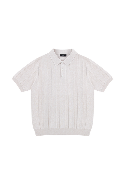 Linen Blend Polo Shirt