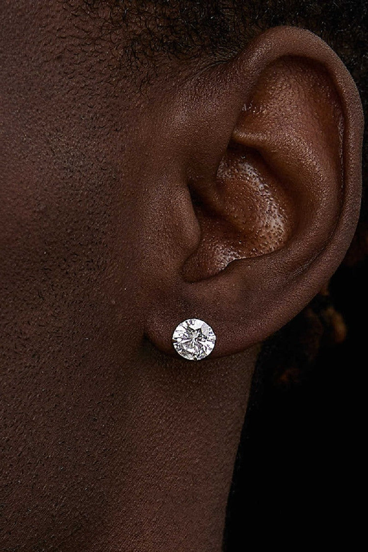 Four Claw Diamond Earrings — Hit List — view 4