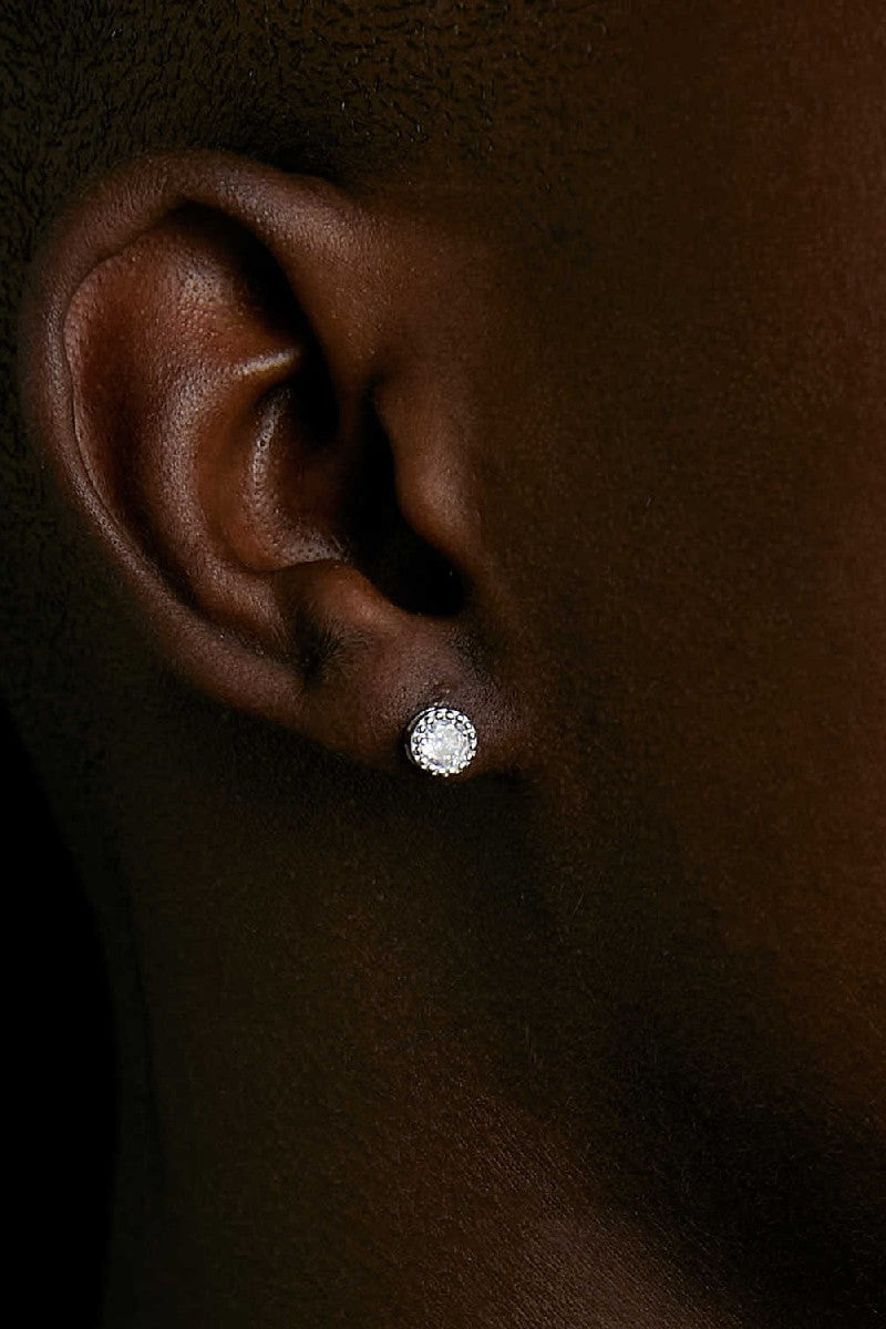 Colorful Hip Hop Stud Earrings