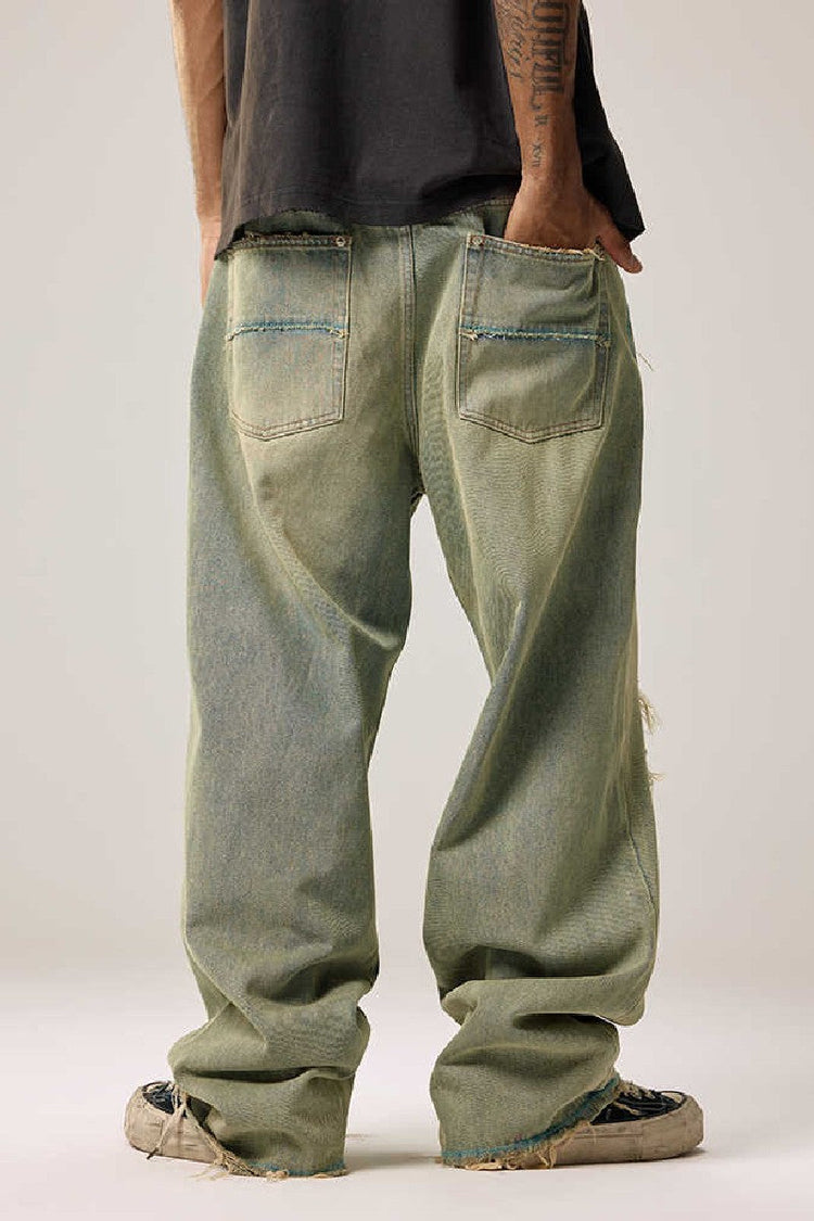 Distressed Wide Leg Jeans — Remedy — view 2