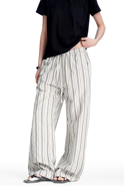 Striped Relaxed Casual Pants
