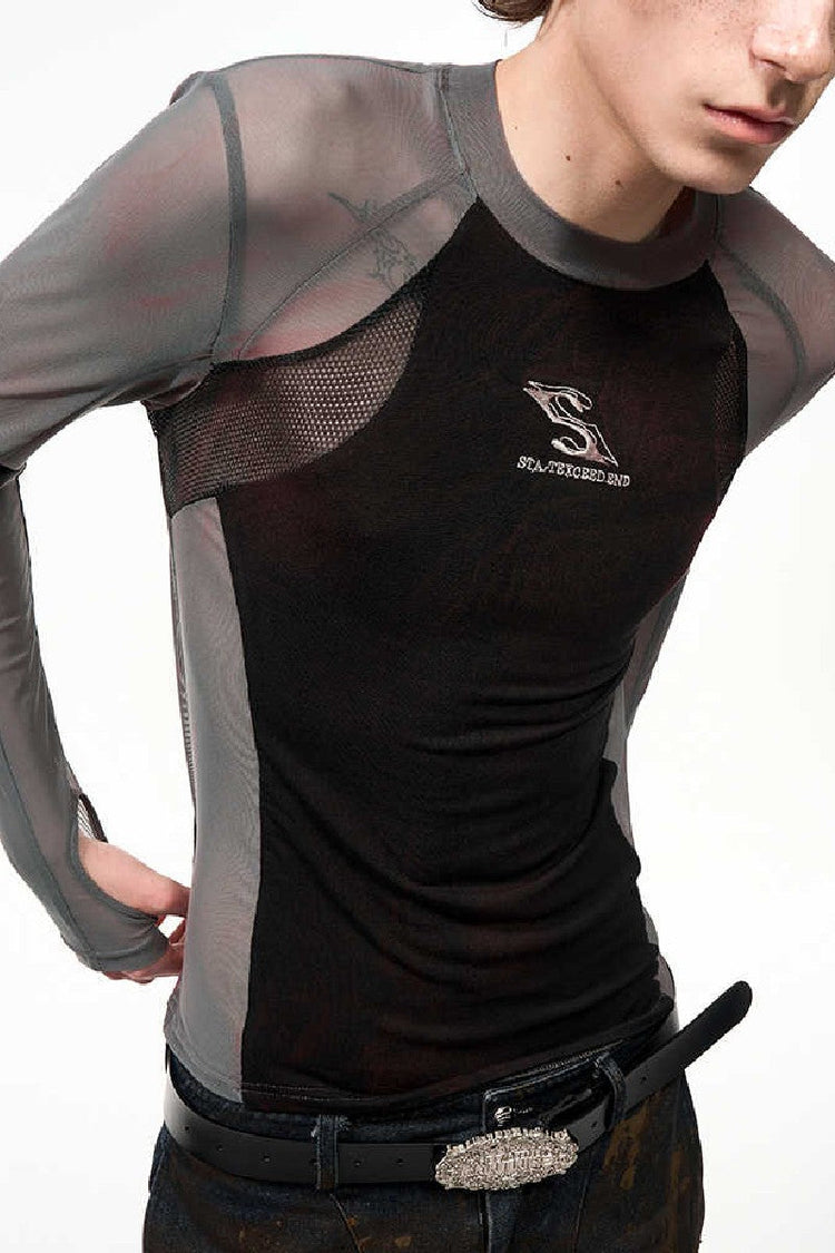 Sheer Mesh Undershirt — STARTEXCEEDEND — view 3