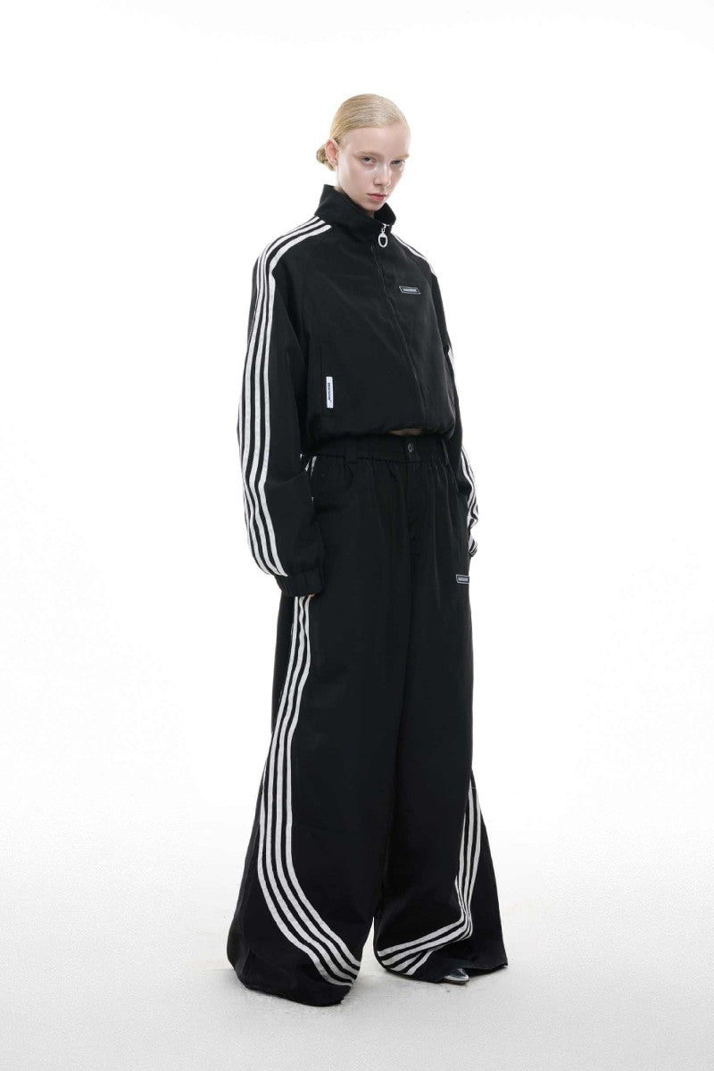 Striped Retro Track Jacket