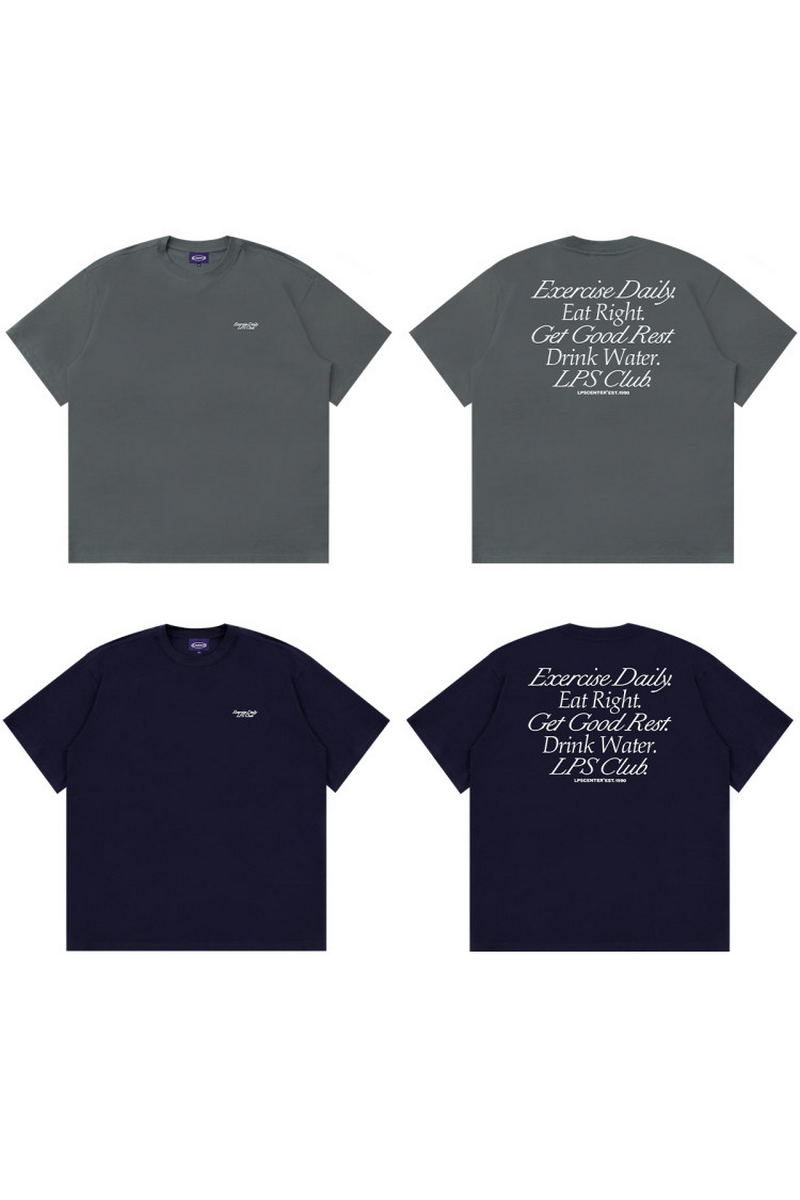 Back Letter Print T-Shirt