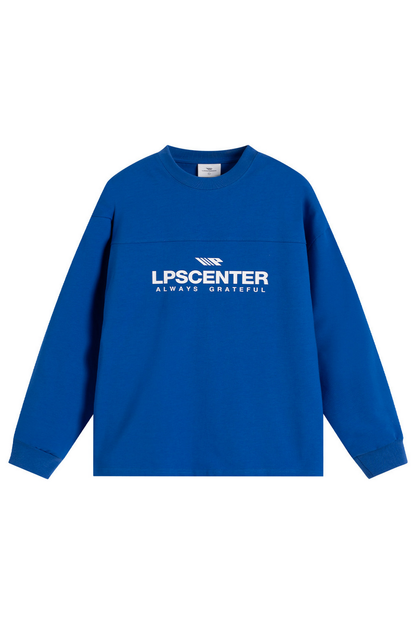 Split Print Long Sleeve Tee