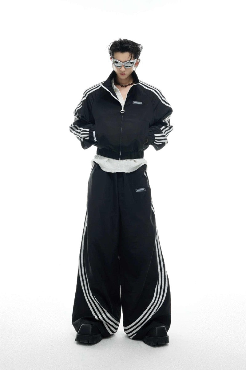 Striped Retro Track Jacket