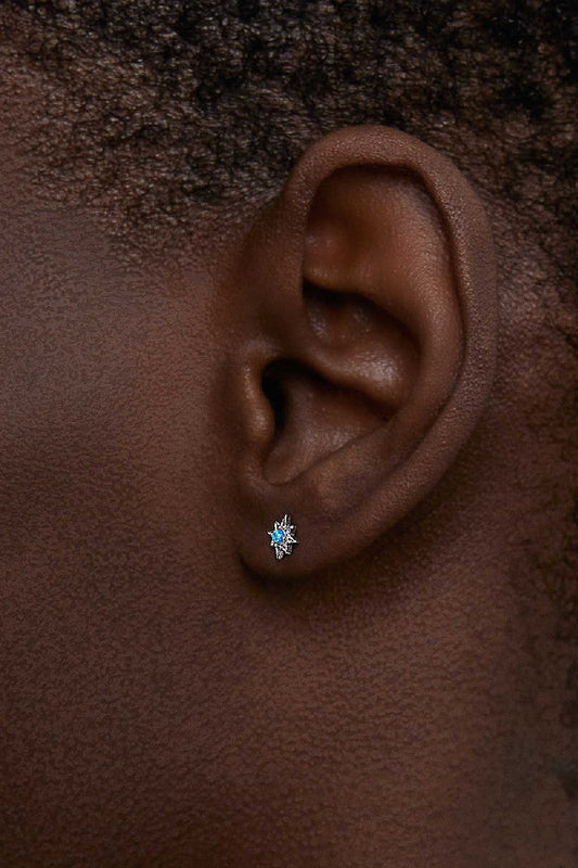 Opal Starburst Stud Earrings
