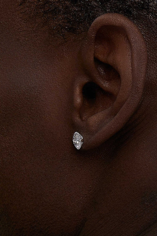 Four Claw Diamond Earrings