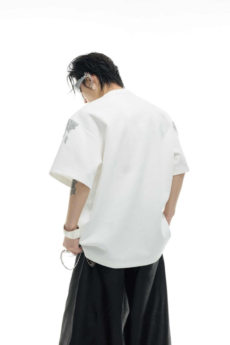 Sequin Irregular Luxe Tee — Argue Culture — view 2
