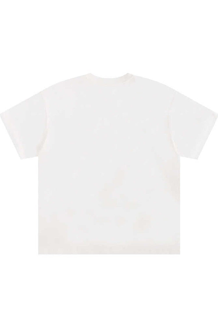 Graffiti Print Crewneck Tee — Evil Knight — view 5