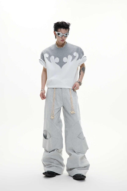 Burnout Rhinestone Cotton Tee