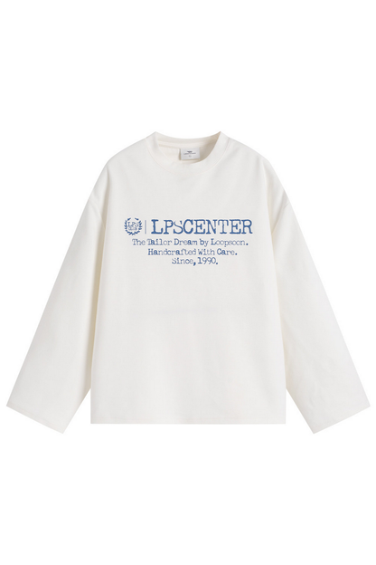 Contrast Print Long Sleeve Tee