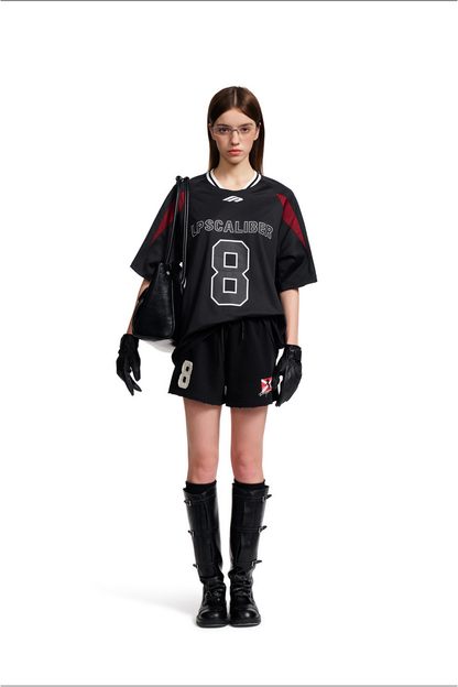 Embroidered Patch Shorts