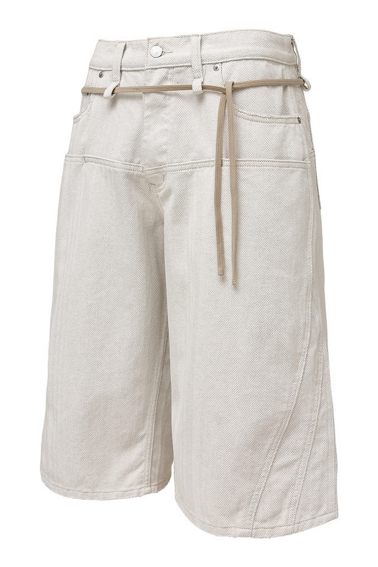 Baggy Jean Shorts — Taichiism — view 4