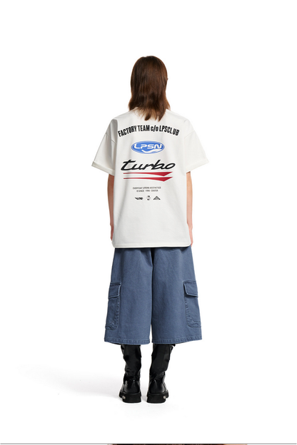 Retro Letter Graphic Tee