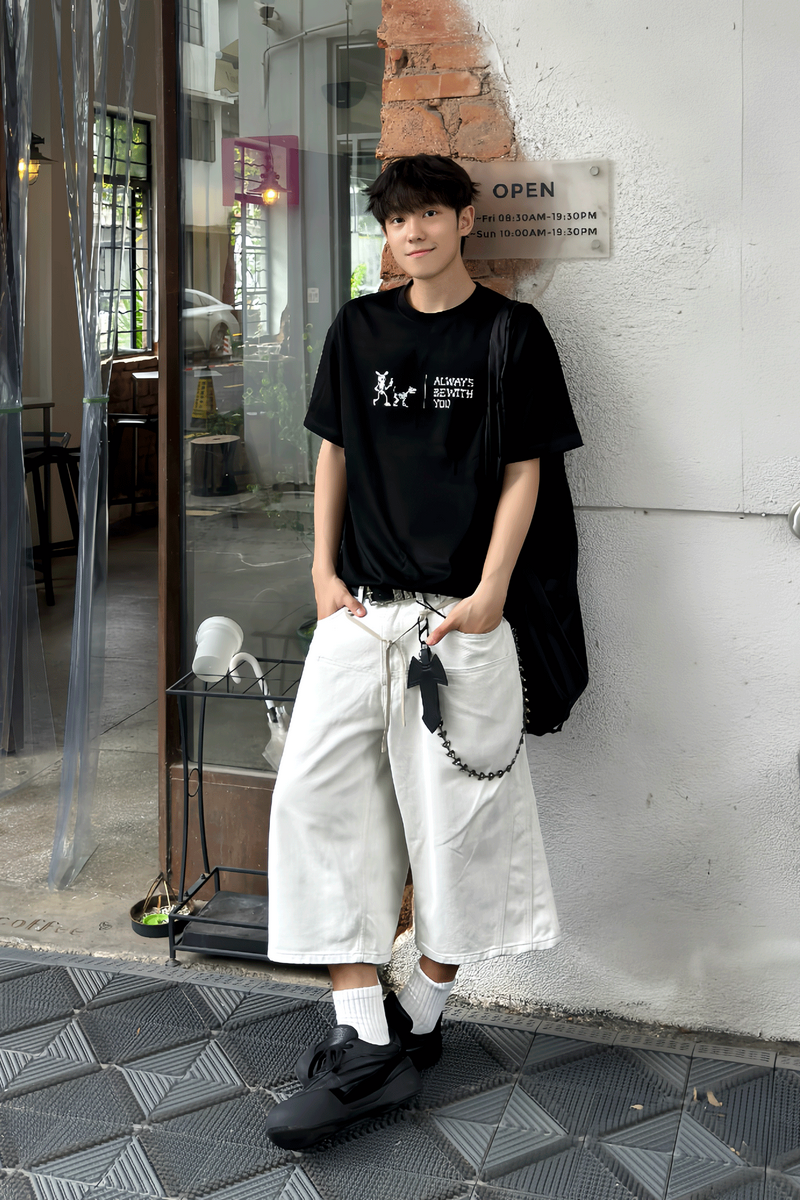 Baggy Jean Shorts