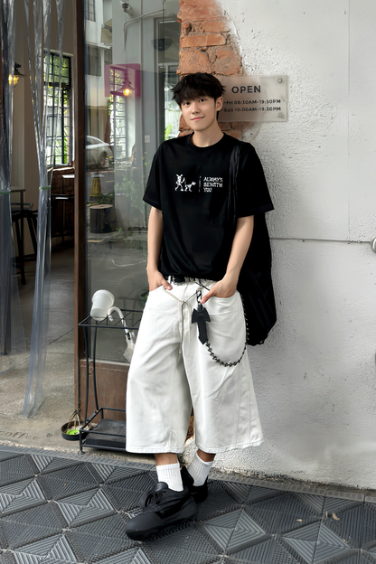 Baggy Jean Shorts