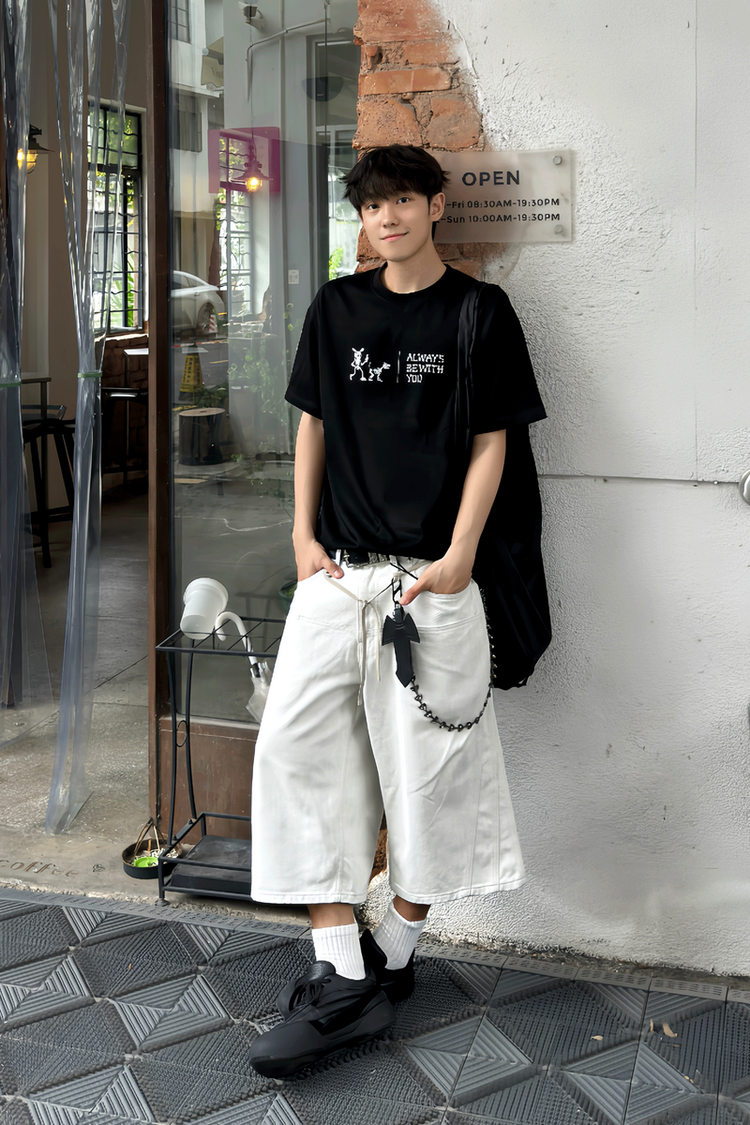 Baggy Jean Shorts — Taichiism